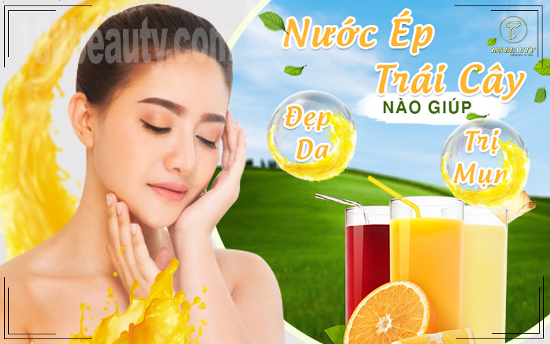 Nên uống nước ép gì cho mát gan trị mụn